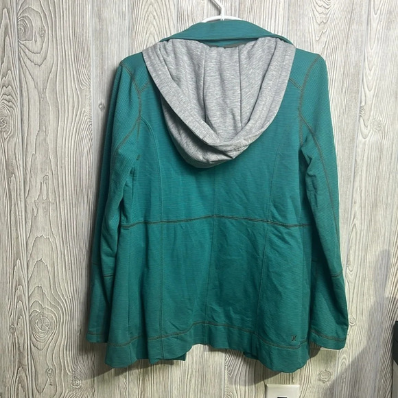 Women’s Hurley Jacket Teal with Stripes size Small - Picture 7 of 7